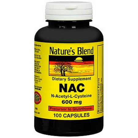 Nature's Blend Nac Essential Glutathione Power Antioxidant, 100ct, 4-Pack