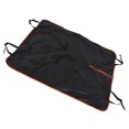 thumbnail image 1 of Raindrops Universal Fit Black Waterproof Dog Seat Cover for Back Seat Travel Protection, 1 of 8