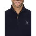 thumbnail image 2 of U.S. Polo Assn. Men's Soft Acrylic Solid Quarter Zip Sweater, 2 of 3