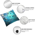 thumbnail image 6 of PIKWEEK  Butterfly Farmhouse Throw Pillow Covers, Wild Butterflies Set of 2 Cushion Case Pillow Cover for Bed  Couch Square Throw Pillowcases for Men Women Multiple specifications&nbsp; White, 6 of 7