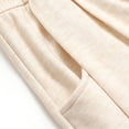 thumbnail image 4 of Mens Athletic Pants Mens Casual Pants Men's Casual Solid Color Loose Fit Wide Leg Sweatpants Plus Size Straight Leg Pants, 4 of 4