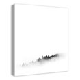 thumbnail image 2 of Creative Products Black and White Foggy Trees 20x24 Canvas Wall Art, 2 of 5