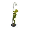 thumbnail image 2 of Estatua de rana, adorno de animal, artesanía, colección creativa, obra de arte, escultura de rana para ducha, figura de resina para estante, gabinete, 2 of 8