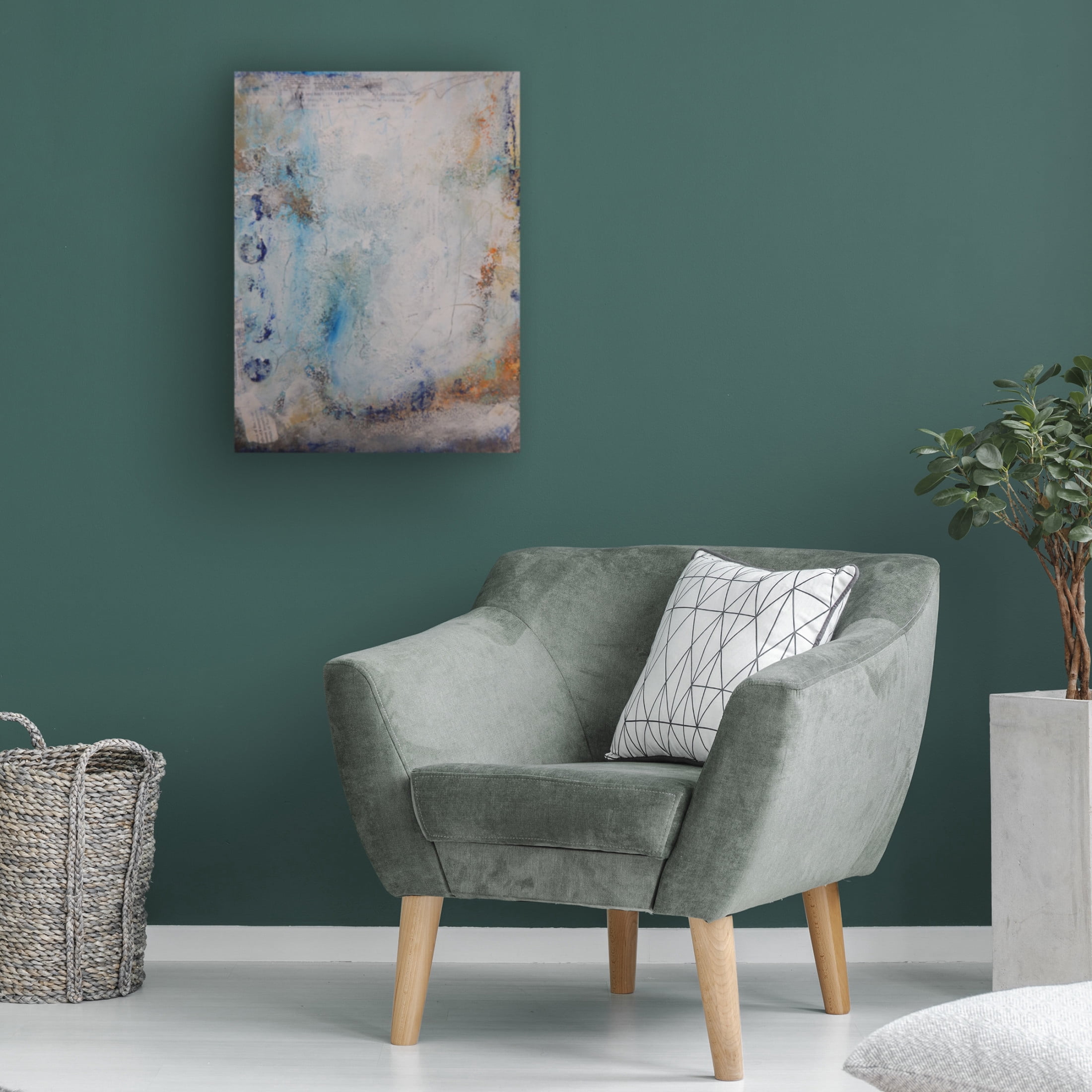 Canvas Wall Art - Deb Chaney 'Entablature' Wall Art for Living Room, Bedroom, or Office Décor by Trademark Fine Art - 24 x 32 Inches