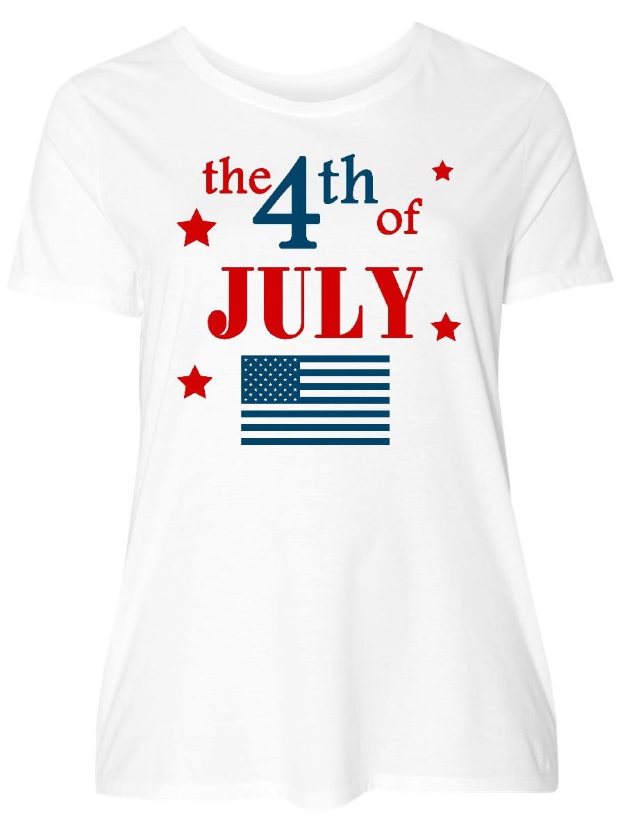 plus size 4th of july shirts