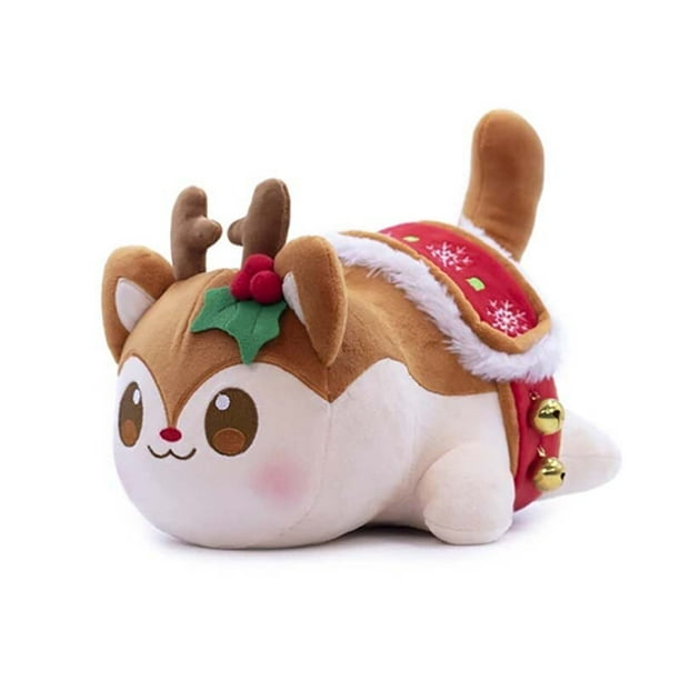 Juguetes de peluche Meemeow Aphmau, Comida Meemeows, Gatos Kawaii, Felpa, Conejito, Ahpmau, Papas fritas, Hamburguesa, Almohada linda, Gatos de peluche, Mantequilla zhangyuxiang LED