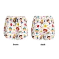 thumbnail image 4 of Disketp Childrens Party Print Women's Shorts Workout Shorts for Athletic Gym Running Shorts with Phone Pockets XX-Large, 4 of 8