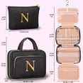 thumbnail image 2 of Neceser de tocador y maquillaje con las iniciales de Partylamb, organizador bordado, 2 of 9