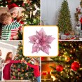 thumbnail image 1 of Ganfancp Flor de Navidad Simulación de Flor de Navidad Accesorios para Coronas de Navidad Decoración Del Árbol de Navidad Doble Flor de Navidad Ofertas de La Semana 1*Flor de Navidad, 1 of 6
