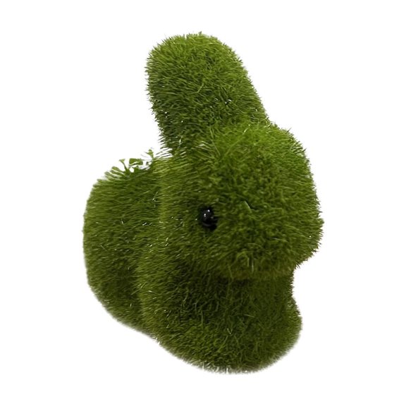 Easter Bunny Figurine Desktop Ornament Decorative Home for Festival Celebration