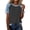 Dark Gray, variant on ZZkhGO Women's T-Shirts Casual Summer Short Sleeve Round Neck Solid Color Block Loose Tops Fashion Basic Tank Top, Green 3XL