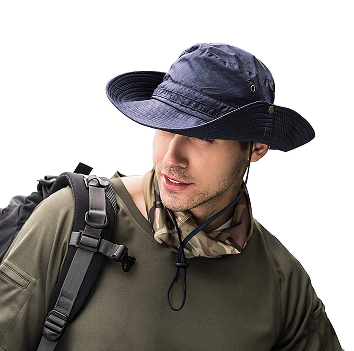 Bucket Hat Boonie Hunting Fishing Outdoor Cap Wide Brim Military Unisex Sun Hats