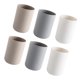 thumbnail image 2 of EeaseMX Taza de cepillo de dientes de baño de 5 piezas Copa de diente de color sólido Parejas tazas de cepillado de dientes simples para baño Café gris blanco para cada 2 piezas, 2 of 7