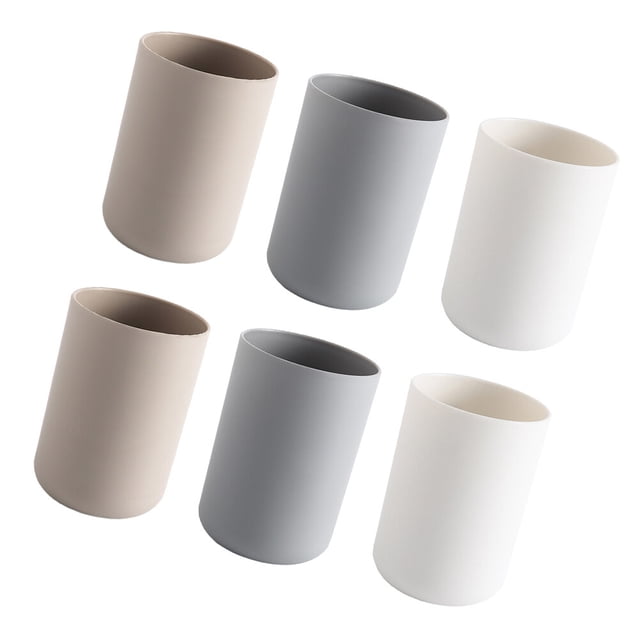 unbranded 6Ud Vaso Para Enjuague Bucal Y Cepillo Con Simple Y Para