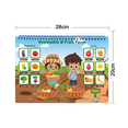 thumbnail image 1 of Educación temprana Iluminación Libro tranquilo Libro de pegar repetido Aprendizaje preescolar para niños Libro ocupado Libro ocupado, 1 of 5
