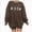 A16-Brown, variant on Halloween Women Pumpkin Sweatshirt Funny Pumpkin Face Graphic Pullover Crewneck Long Sleeve Fall Shirts Top(Black,M)