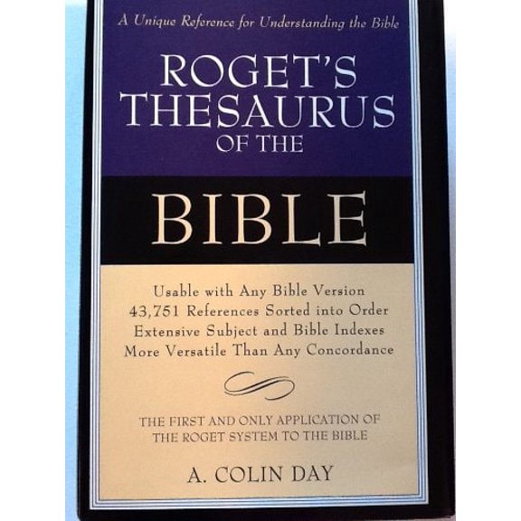 Pre-Owned Roget's Thesaurus of the Bible (Hardcover) 0060617721 9780060617721