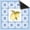 Summer Italian Lemon, variant on Blue Lemon Mahjong Mat 31.5 x 31.5in, Non-Slip Noise-Reducing for Poker, Cards & Board Games