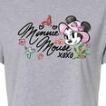 thumbnail image 3 of Disney - Minnie Mouse Xoxo - Juniors Cropped Cotton Blend T-Shirt, 3 of 5