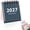 Blue, variant on Small Desk Calendar 2027, Desk Planner Calendar 2027, Compact Desktop Date Calendar with Writable Paper Pages for Work Study and Home Use