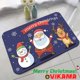 thumbnail image 3 of Alfombra de tierra de diatomeas estilo muñeco de nieve de Papá Noel de VIKAMA, alfombra antideslizante para entrada de baño y cocina, alfombra enjuagable, 3 of 5