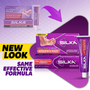 Silka Athletes Foot, Prescription Strength, Antifungal Cream, 1 oz (2 Pack)