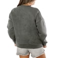 thumbnail image 2 of Women's Gameday Couture  Charcoal Chicago Fire Fleece Pullover Sweatshirt, 2 of 2