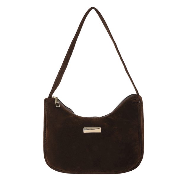 Bolso bandolera con placa metálica Simple para mujer y niña bolso práctico