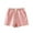 Pink, variant on Toddler Pants Girls' Summer Solid Color Elastic Waistband Casual School Home Beach Shorts With Pockets Baby Shorts Black 18 Months-24 Months