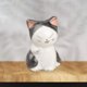 thumbnail image 5 of Homyl Porcelain Cute Cat Sculpture Home Office Desktop Decor 4.5x6.8cm mayimx Escultura de gato Decoraciones para el hogar, 5 of 9