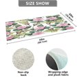 thumbnail image 6 of WOBOGO Pink Roses Carpet 39x20in Kitchen Bathroom Livingroom Plush Absorbent Non-Slip Floor Mat, 6 of 8