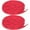 Red, variant on HONMEET Red Polyester Ice Hockey Shoe Laces 2 Pairs Tip Tied Securely