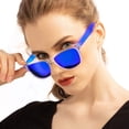 thumbnail image 5 of Gafas de Sol COLOSSEIN para Mujer, Azules, 100% UVA/UVB, 55 mm, 5 of 5