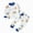 G167-White, variant on masbird Little Girls Boys Pajamas Sets Baby Cotton 2 Piece Toddler Fall Winter Clothes Kids Pjs Sleepwear 6-12 Months 12-24 Months 2t 3t 4t 5t 6t 7t 8t 9t(Light Blue,3-4 Y)
