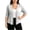 White, variant on Plus Size Cardigan For Women Half Sleeve Open Front Outwear Stylish Casual Loose Lightweight Soft Jackets (XXL, Purple)