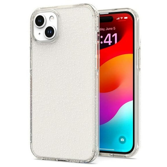 Stardust Glitter Hybrid Case for iPhone 15 Plus - Clear