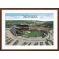 thumbnail image 2 of Art.com Aerial View of New Milwaukee County Stadium - Milwaukee, WI Art Print by Lantern Press, Brown Frame Wall Art, 29" x 21", 2 of 5