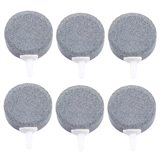 uds 4cm aireador de piedra con burbujas de aire bomba de tanque de peces de acuario Placa de oxígeno hidropónico