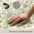 thumbnail image 6 of ODIKA 3'x5' Washable Throw Rug Stain Resistant, Low Profile, Non-Slip Entry Boho Vine Border Sprig Botanical Trailing Sprigs Welcome Door Flowing for Entryway, Kitchen, Mudroom, 6 of 7