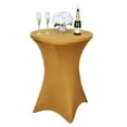 thumbnail image 2 of Efavormart Gold Wholesale Stretchy Spandex Tablecover For Cocktail Table Wedding Party Bar Restaurant Tablecloth, 2 of 2