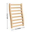 thumbnail image 2 of Jingliving Canadian Cedar Sauna Backrest 2-pack, 2 of 3