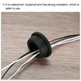 thumbnail image 5 of Uxcell 30Pcs Snap Rubber Grommet Plug Mount Dia 4.5mm ID 2mm Seal Anti-Scratch Electrical Box Cable Pipe Black, 5 of 6