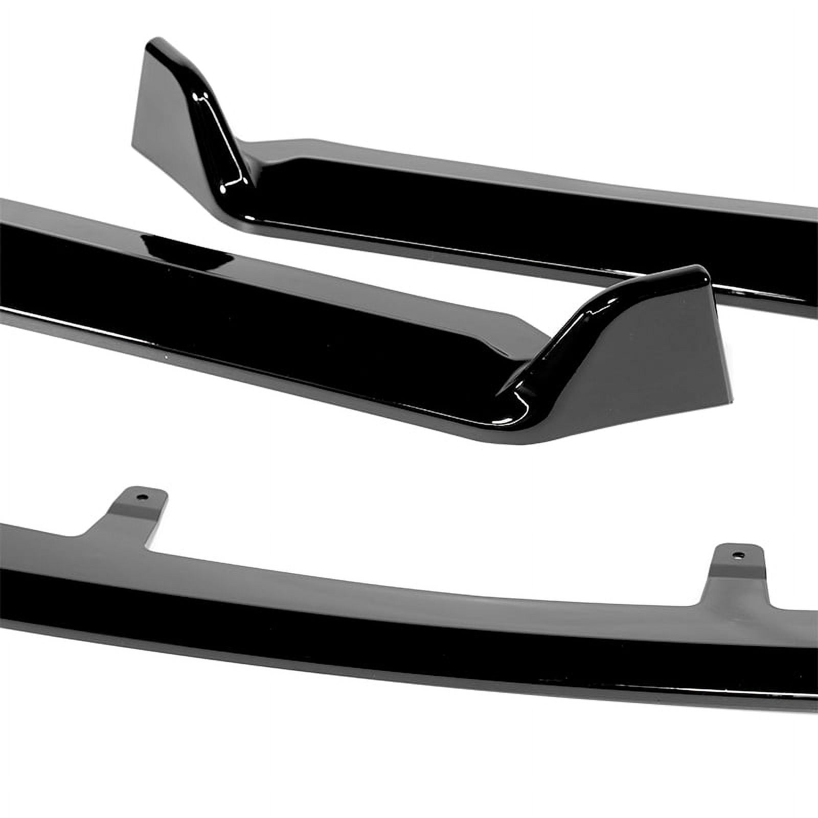 Stay Tuned Performance Front Bumper Lip 3pcs For 2021-2025 Lexus IS300 IS350 Base V-Style Painted Black