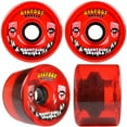 thumbnail image 4 of Camions/roues/roulements de LONGBOARD Noir 7.0 + BIGFOOT 76 mm CRUISERS Rouge, 4 of 5