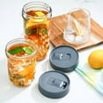 thumbnail image 5 of Mainstays BPA-Free Wide Mouth Mason Jar Drinking Lid - Set of 2, 5 of 17