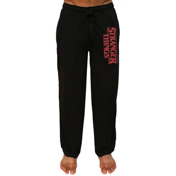 Stranger Things Men's TV Show Original Logo Adult Loungewear Pajama Pants