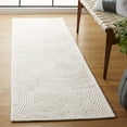 thumbnail image 2 of SAFAVIEH Textural Ifrit Geometric Runner Rug, Ivory, 2'3" x 6', 2 of 7