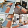 thumbnail image 5 of Runner Rug 2 x 6 Ft, Orange Blue Hippocampus Washable Non-Slip Floor Mat for Kitchen Hallway/Entryway, Funny Animals Modern Art Long Kitchen Runner Area Rugs for Living Room, Low-Profile, 5 of 8