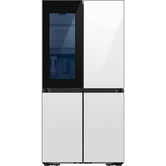 Samsung RF29DB970012 29 Cu. Ft. Bespoke White Glass 4-Door French Door Refrigerator