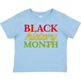 thumbnail image 3 of Inktastic Black History Month Red, Green, Yellow Boys or Girls Toddler T-Shirt, 3 of 5